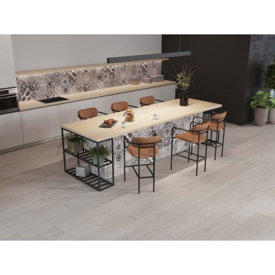 Ступени Комплект Ступень CW02 Classic Wood 33x120 неполированная с бортиком + Подступенок 14.5x120