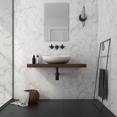 Плитка 23104 Carrara Pencil Bullnose 3x15