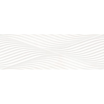 Плитка 40332 Salines Waves White/33,3X100X0,98/R 33.3x100
