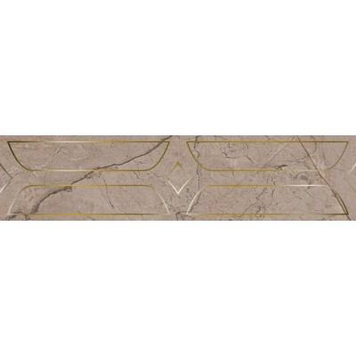 Плитка KMB3STA010BR Бордюр Ифран бежевый светлый глянцевый обрезной 60x14,5x0,9
