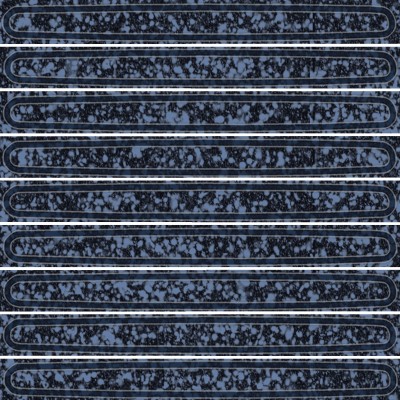 Плитка KMD2SOB004BN Декор чипсет Далия синий глянцевый 20x20x0,95