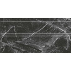 Плитка FMA034R Плинтус Коррер чёрный глянцевый обрезной 30x15x1,7
