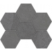 Мозаика Мозаика LN03/TE03 Luna Hexagon неполированная 25x28.5