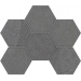 Мозаика Мозаика LN03/TE03 Luna Hexagon неполированная 25x28.5