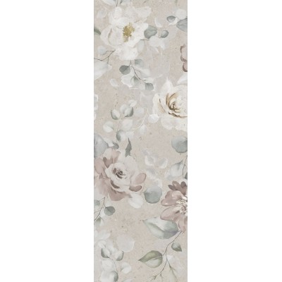 Плитка AZ/A051/2x/14058R Панно Риккарди 1 серый светлый матовый обрезной 80x120