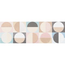 Плитка Cromatica Decor Circles Cold Brillo 25x75
