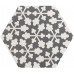 Керамогранит 21357 Hexatile Harmony B&W 17,5x20