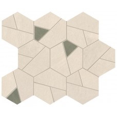 Мозаика A0QN Boost Pro Ivory Mosaico Hex Olive 25x28,5