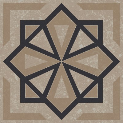 Плитка KMD3STA049GN Декор Касабланка бежевый светлый матовый 9,8x9,8x0,7