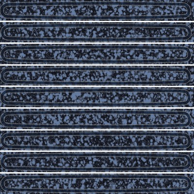 Плитка KMD2SOB004BN Декор чипсет Далия синий глянцевый 20x20x0,95