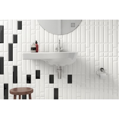 Плитка 20124 Metro Black Matt 10х20