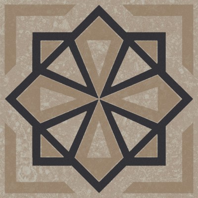 Плитка KMD3STA049GN Декор Касабланка бежевый светлый матовый 9,8x9,8x0,7