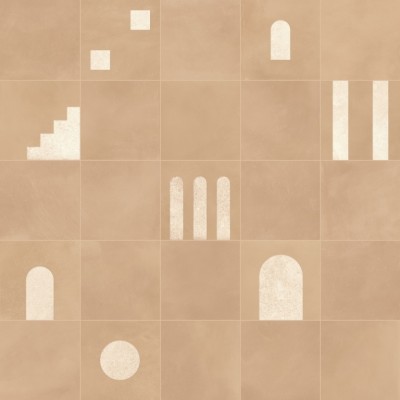 Керамогранит KH3K CottoMilano Creta Archetipo Decoro Ultramatt / Glossy 20x20