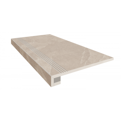 Ступени Комплект Ступень TE01 Terra 33x120 неполированная с бортиком + Подступенок 14.5x120