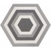 Керамогранит 21357 Hexatile Harmony B&W 17,5x20