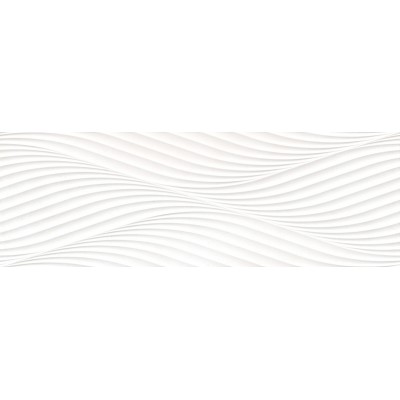 Плитка 40332 Salines Waves White/33,3X100X0,98/R 33.3x100