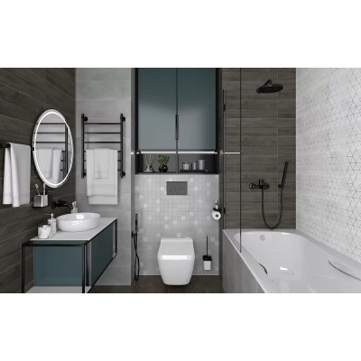 Мозаика MM60153 Декор мозаичный Sharp микс 20х60