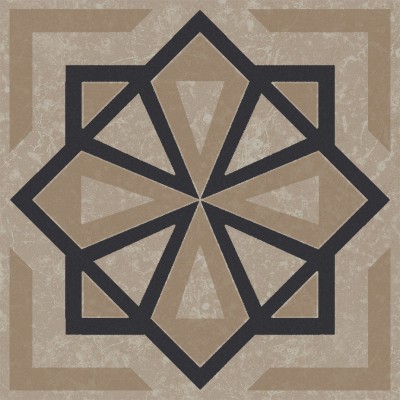 Плитка KMD3STA049GN Декор Касабланка бежевый светлый матовый 9,8x9,8x0,7