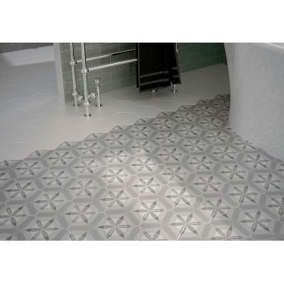 Керамогранит 21357 Hexatile Harmony B&W 17,5x20
