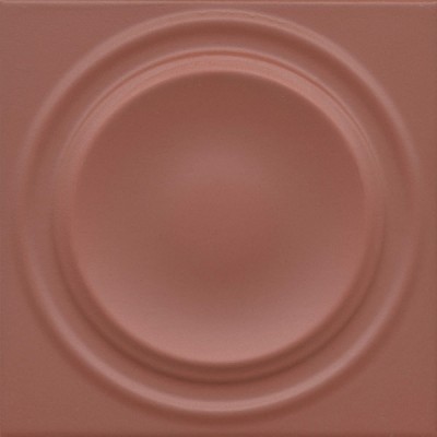 Плитка OBE003 Декор Аква Альта 2 красный матовый структура 20x20x0,95