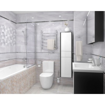 Плитка Diadema бежевый рельеф 17-10-11-1186 20х60