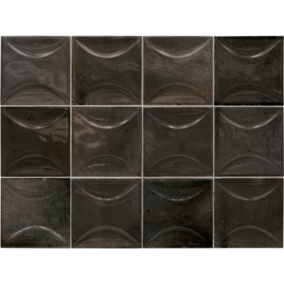 Плитка 30022 Arco Black Ash 10х10