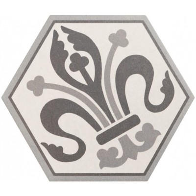 Керамогранит 21357 Hexatile Harmony B&W 17,5x20