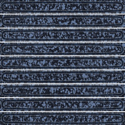 Плитка KMD2SOB004BN Декор чипсет Далия синий глянцевый 20x20x0,95