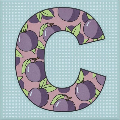 Плитка HGD/A544/5185 Декор Сад-огород Слива матовый 20x20