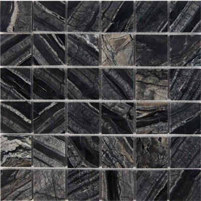 Мозаика PIX257 Royal Grey из мрамора полированная 48x48 305х305x6