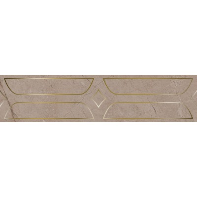 Плитка KMB3STA010BR Бордюр Ифран бежевый светлый глянцевый обрезной 60x14,5x0,9