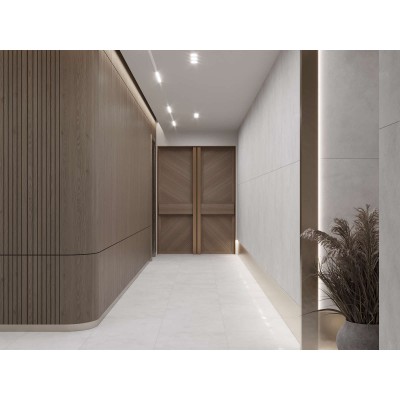 Керамогранит LP6060G0361R Fortezza Bianco PRO белый матовый карвинг R10 STR 59.5х59.5