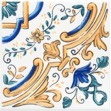 Плитка STG/A484/1146H Вставка Капри майолика 9,8х9,8