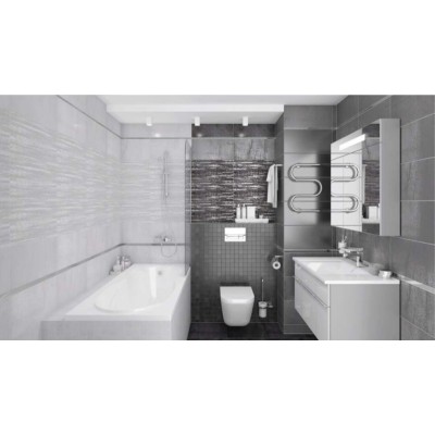 Плитка 34011 Metallica чёрный 25х50