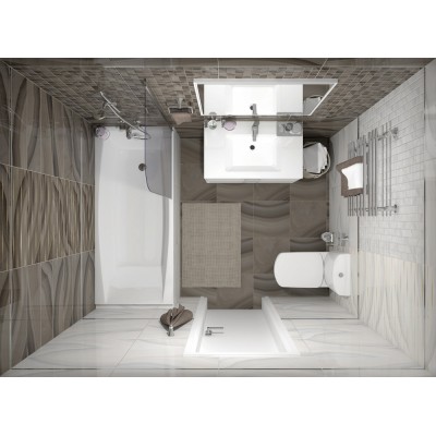 Плитка 60081 Agat кофейный 20х60