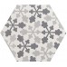 Керамогранит 21357 Hexatile Harmony B&W 17,5x20