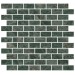 Мозаика MM13123T Декор Эвора мозаичный зеленый глянцевый 32x30x0,9