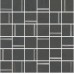 Мозаика SG640520/MM Декор Гварди 2 мозаичный антрацит матовый обрезной 30x30x0,9