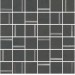 Мозаика SG640520/MM Декор Гварди 2 мозаичный антрацит матовый обрезной 30x30x0,9