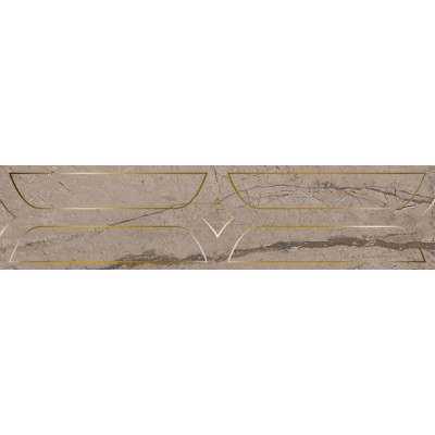 Плитка KMB3STA010BR Бордюр Ифран бежевый светлый глянцевый обрезной 60x14,5x0,9