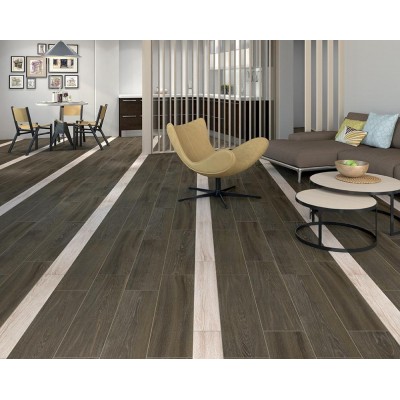 Керамогранит SG701590R Фрегат темно-коричневый обрезной 20х80х9