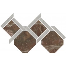 Керамогранит ID165 Декор Риальто 1 наборный лаппатированный 48x29,5x0,9