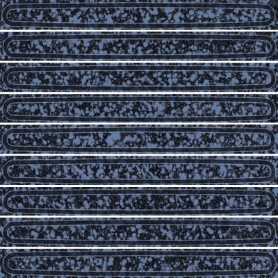 Плитка KMD2SOB004BN Декор чипсет Далия синий глянцевый 20x20x0,95