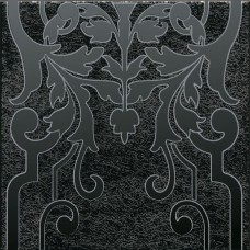 Плитка HGD/B566/5292 Барберино 2 чёрный глянцевый 20x20