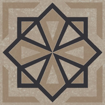 Плитка KMD3STA049GN Декор Касабланка бежевый светлый матовый 9,8x9,8x0,7