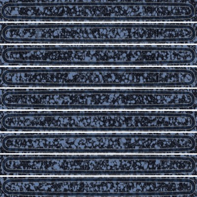 Плитка KMD2SOB004BN Декор чипсет Далия синий глянцевый 20x20x0,95