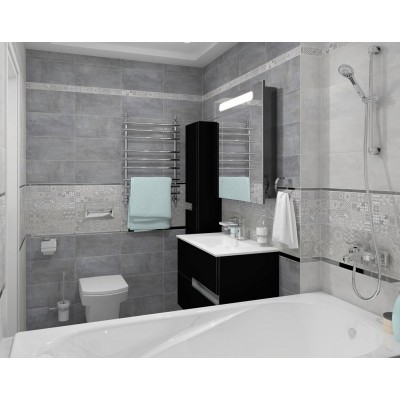 Плитка Bastion серый 08-03-06-476 20х40