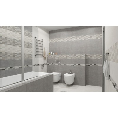 Плитка Fiori Grigio темно-серый 1064-0101(1064-0046) 20х60