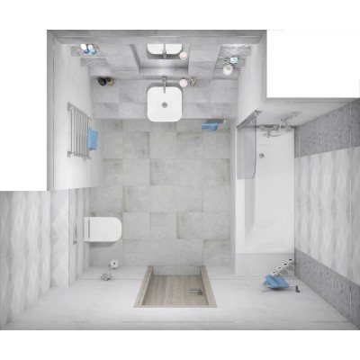 Плитка Декор Mizar Attimo серый 17-05-06-1180-0 20х60