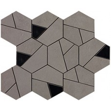 Мозаика AN69 Boost Smoke Mosaico Hex Black 25x28.5